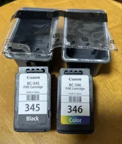 Canon BC-345/346 インクカートリッジセット 使用済み