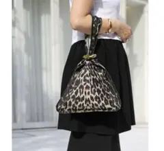 ドゥーズイエムクラス セルリ　LEOPARD MINI プリーツバッグ　ヒョウ柄のサムネイル