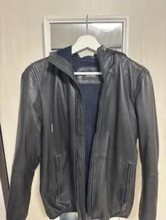 DIESEL ディーゼルレザーパーカー シープスキン