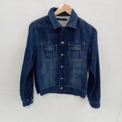 値下◎2.24◎H-54◎アズール◎デニムジャケット◎M