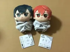 ギヴン　立夏　真冬　ちびぐるみ　・　バンドロゴ ビックシルエットパーカー ぬい用