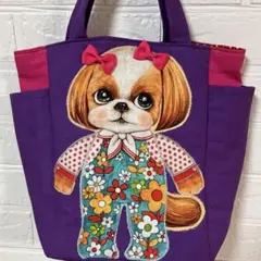 コヤンイサムチョン　私を見つめる シーズーちゃんトートバッグ