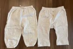 【GWセール】 ボトムス ホワイト ZARA H&M 2点セット