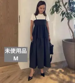 【未使用品】神戸レタス　キャミワンピースにもなるマルチwayスカート　M