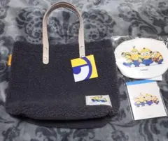 カフェ・ド・クリエ　ハッピーバッグ　ミニオンズ　ボアトートバッグ