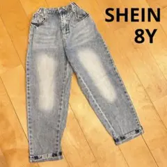 キッズ 女児 SHEIN シーイン 8Y 130 ダメージ加工 デニム パンツのサムネイル