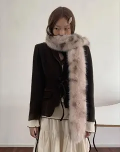 美品ファー　マフラー