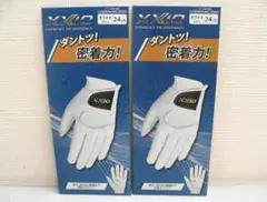 ●XXIO ゼクシオ ゴルフグローブ GGG-X020 白 未使用 24㎝