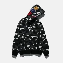 BAPE COLOR CAMO SHARK FULL ZIP HOODIE