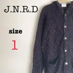 J.N.R.D ジェーエヌアールディー【1】メンズ　ニットカーディガン