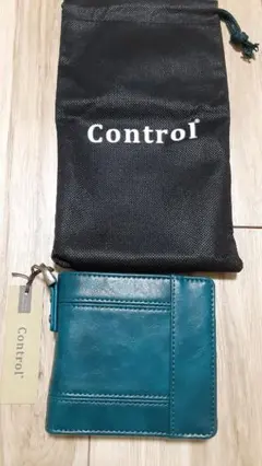 ☆新品☆Control☆トップハウス☆二つ折り財布☆ターコイズ