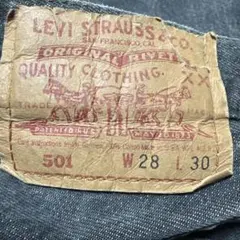 USA製 先染め ブラックデニム Levi's 501 ストレート W28