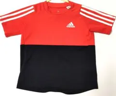 adidas キッズ Tシャツ レッド ブラックのサムネイル