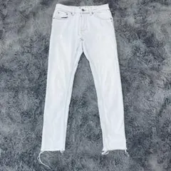 Bershka｜デニムパンツ（USA 29）アイスウォッシュ ダメージ加工のサムネイル