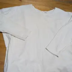 chocolat raffine オフホワイト 長袖Tシャツ 　フリ−サイズ