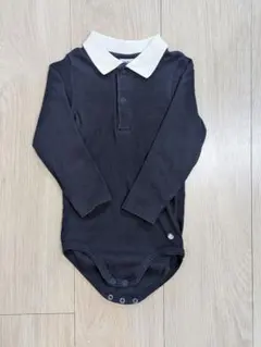 プチバトー ネイビー ロンパース 18m　81cm