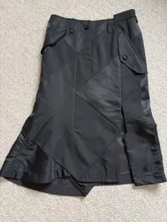 美品　sacai サカイ アシンメトリック黒スカートのサムネイル