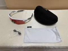 Oakley スポーツサングラス オレンジレンズ