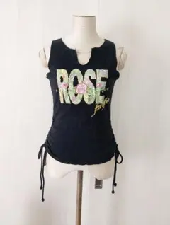 ROSE FAN FAN ローズファンファン 黒タンクトップ 美品 Mのサムネイル