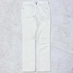 ユニクロUNIQLO ヒートテック　スキニーフィットジーンズ　オフホワイト　22