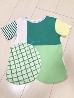 美品　ベイビーチア　120 半袖　Tシャツ　メロン　ナルミヤ　フルーツ柄のサムネイル