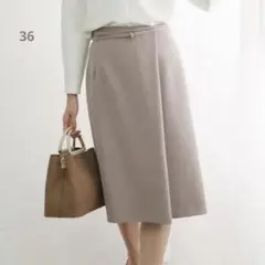 ROPÉ PICNIC 【360°ウルトラストレッチ】ラップ風スカート