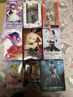 美少女　フィギュア　まとめ売り9点セット　アミューズメント　くじ　アニメ