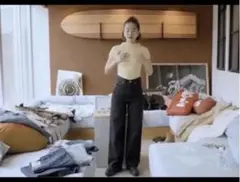 リーバイス　百々千晴　ハイルーズ　ブラック