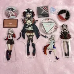 沙花叉クロヱ　アクリルスタンド　まとめ売り　ホロライブ　3D 缶バッジ