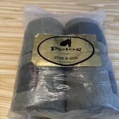 肢巻　乗馬用フリースバンテージ　グリーン系　新品4本セット
