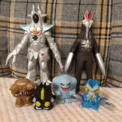 ウルトラマン怪獣 ソフビ 指人形 まとめ売り デスフェイサーバルタン星人ゼットン