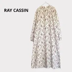 レイカズン ロングワンピース ワンピース 花柄 総柄 長袖 フリー