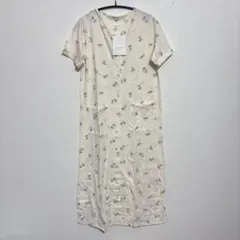 新品 M 授乳しやすいマタニティネグリジェ ワンピース 半袖 ローズマダム