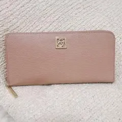 美品】PINKY&DIANNE 型押しロゴ 長財布 パールゴールド - メルカリ