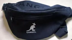 KANGOL ボディバッグ ウエストポーチ ブラック