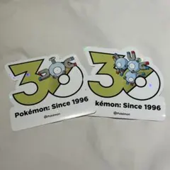 ポケモン 韓国限定 30周年記念ステッカー コリンク ルクシオ