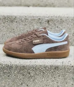 PUMA PALERMO ブラウン スエード スニーカー