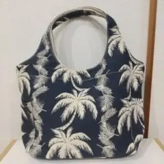 Aloha Made キャンバストートバッグ リーフ柄