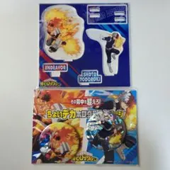 エンデヴァー　轟焦凍　アクスタ　缶バッジ　セット