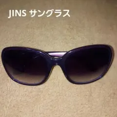 JINS ジンズ　パープル ラウンド型 サングラス