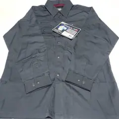 【未着用タグ付き】ジーベック プリーツ ハイブリットコットン 長袖シャツ