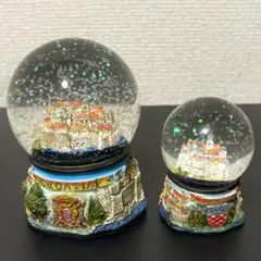スノードーム（クロアチア・ドゥブロヴニク）2点セット