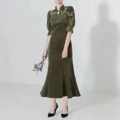 tnewties 一籠の包子は何個？レーストリムジャガードワンピース - メルカリ