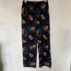 パジャマパンツ　総柄　ラグビー　y2k