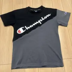 Champion メッシュ Tシャツ ブラック/グレー