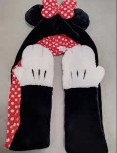 ミニーちゃんマフラーキャップ