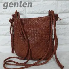 genten イントレチャート ショルダーバッグ ブラウンのサムネイル