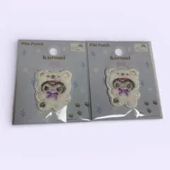 ふわふわスノー サンリオ パイルワッペン クロミ シール セリア 人気
