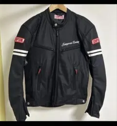 ワ*意様 美品　シンプソン　メッシュ　ライダースジャケットのサムネイル