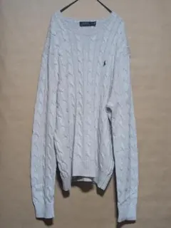 POLO RALPH LAUREN ポロラルフローレン　ケーブルニット　L